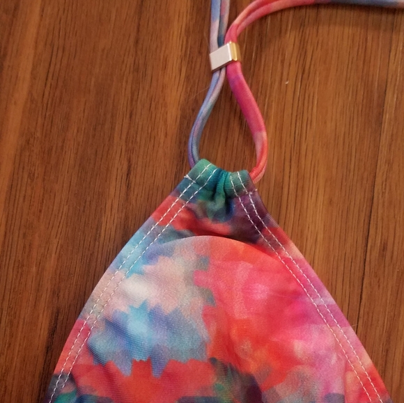 L*space Tie Dye Triangle Bikini Top - Picture 8 of 9